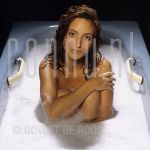 Sabine de Koning (Date Unknown) at studio in Amsterdam.

[keywords]Posed, Half Lenght, Eyecontact, Bath-tub[/keywords]